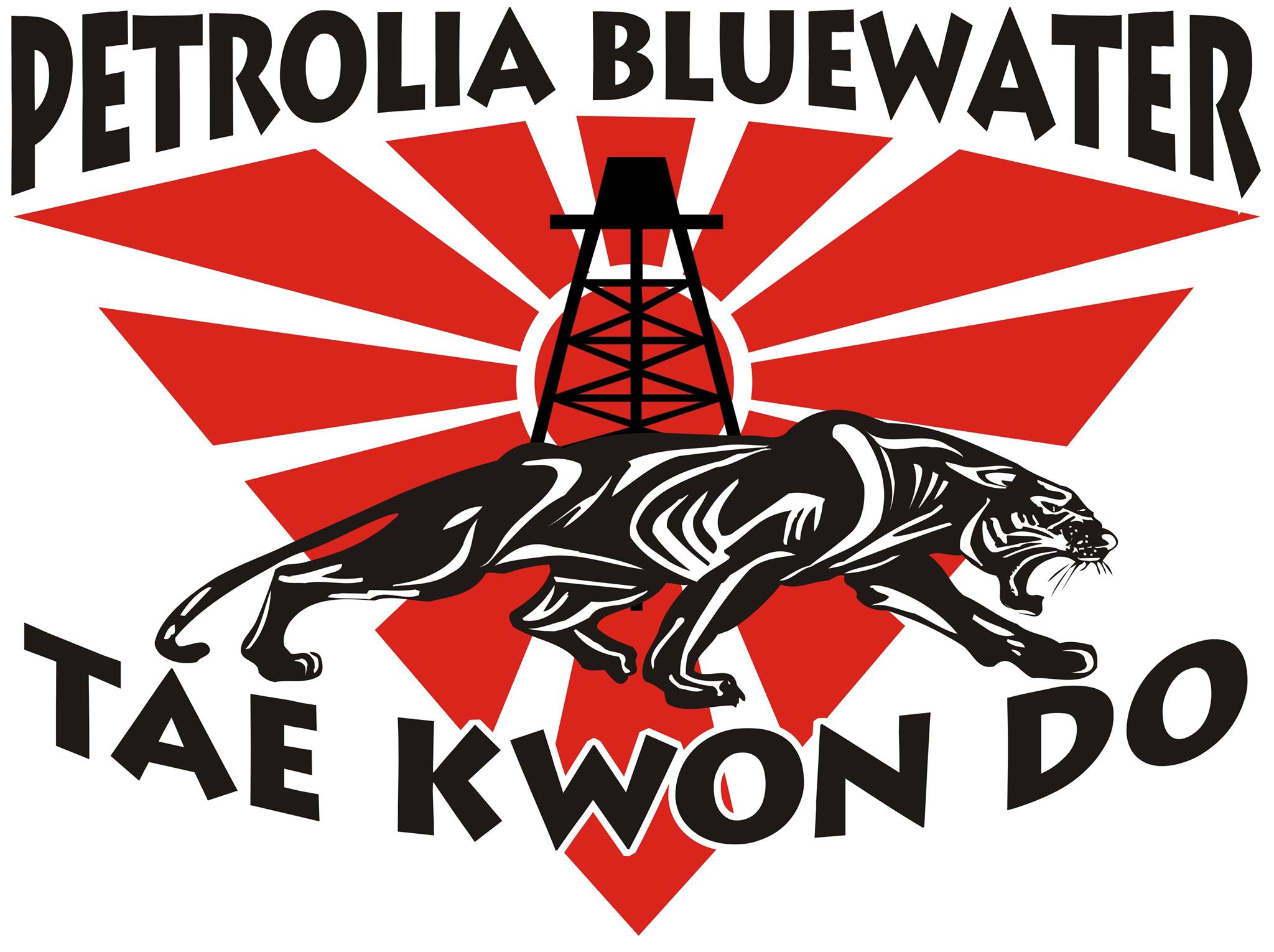 Petrolia Bluewater Taekwondo Club Logo